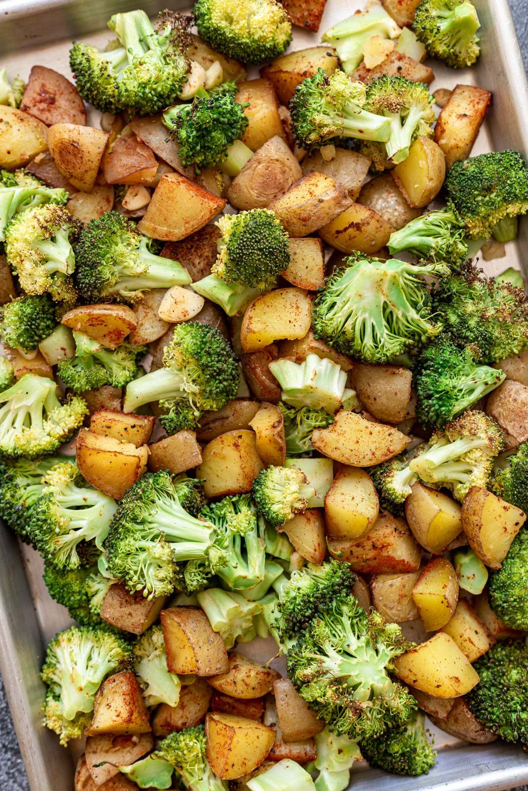 Vegan Roasted Broccoli and Potatoes